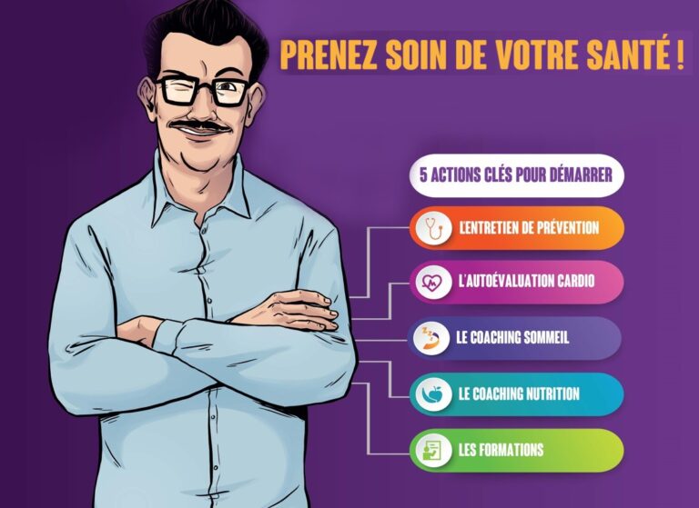 5 actions clés TVB pour prendre soin de votre santé