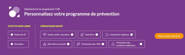 Personnalisez votre plan d’action prévention en quelques clics
