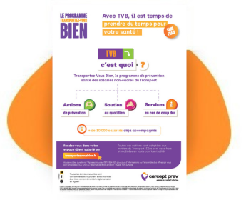 Affiche TVB sur les thématiques santé