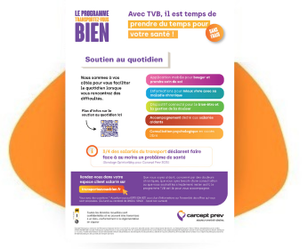 Flyer accès espace personnel TVB