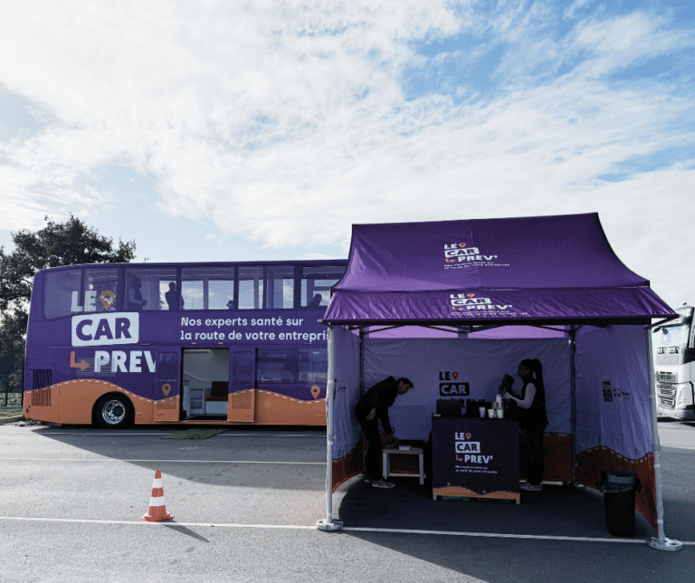 Carcept Prev lance Car Prev’ : un car itinérant pour amener la prévention santé au plus près salariés du transport